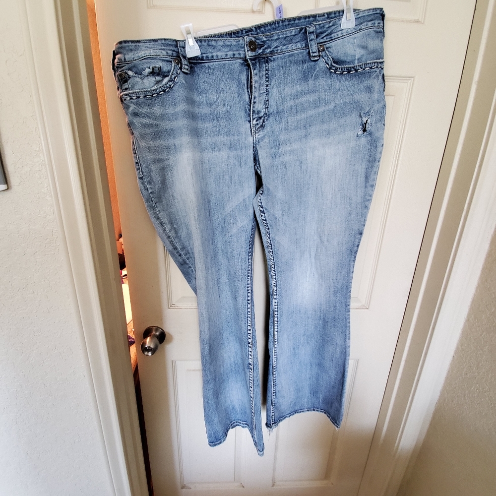 Silver jeans